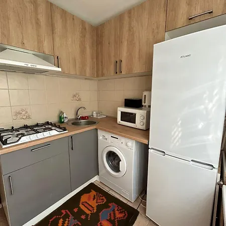 Flat in the city center 阿拉木图 外观 照片